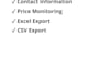 scrape data from websites and export to excel CSV